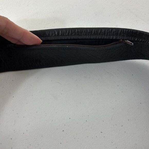 Jacob Elephant Leather Money Belt Mens Size 36 Hidden Zipper Traveling Career - Picture 5 of 11